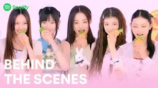 NewJeans on set with Spotify | Behind the Scene