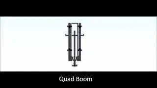 Folding Quad Boom