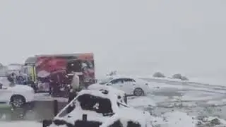 Snowfall at Pakistan China Border Khunjerab Park will be the most Amazing Travel Scene you see!