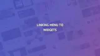 3.4 Link Menu to Frontpage Widgets [PRO]