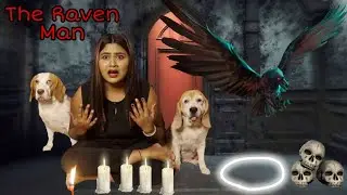 I Played *THE RAVEN MAN* Haunted Game at MOONLESS night with my pets| RIA