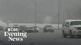 Snowstorm triggers crashes and flight chaos across Midwest