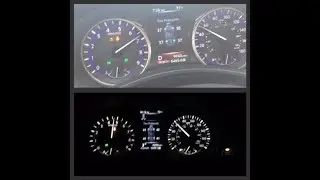Infiniti Q50s premium vs Infiniti Q50 RS400 Speedometer pulls
