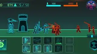 War of Tribes -  Blue Vs Red - Stickman & Ragdoll Showdown Ep- 23