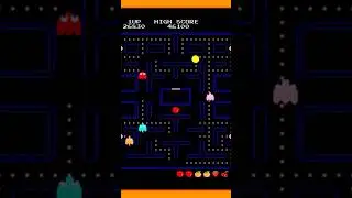 This Is How You Win At Pac-Man 1980! #pacman #trending #gaming #retro #arcade #youtubeshorts