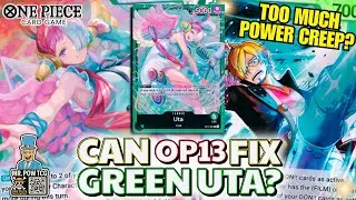 Can OP13 Support bring back Green UTA? - One Piece TCG