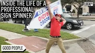 Inside the Life of a Sign Spinner | Localish