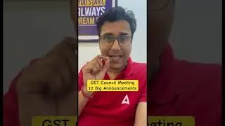 GST Council Meeting 10 Big Announcements by FM Nirmala Sitharaman #gst