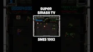 Super Smash TV for the Super Nintendo 1992 #smashtv #supernintendo #snesgames #16bit #90svideogames