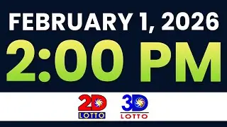 2PM PCSO LOTTO RESULTS TODAY FEBRUARY 1, 2026 | SWERTRES EZ2
