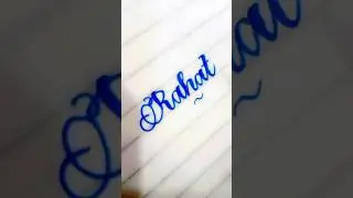 #Rahat name with cut marker 🖋️#Join me for more videos ✨