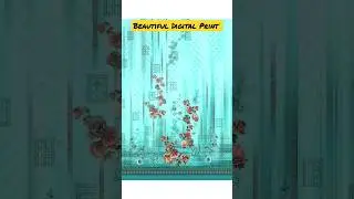 Beautiful Digital Print | Screen printing #suits #punjabisuit #suitdesign #digital #shorts #viral