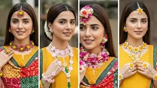 Latest Flower Jewellery | Flower Jewellery For Haldi & Mehndi | Bridal Floral Jewellery Set