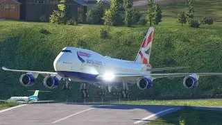 FULL THROTTLE TAKEOFF! Extreme Departure from the World&rsquo;s Shortest Aifen Mountains! ✈🔥