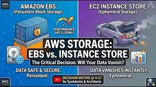 AWS EBS vs. EC2 Instance Store: Differences, Performance, and Use Cases Explained