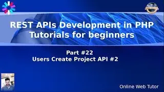 Learn PHP Rest API Development with JWT Token for Beginners #22 User's Project Create API #2