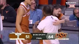 No. 14 Texas vs Oklahoma State Men's Basketball Highlights
