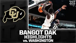 Bangot Dak Highlights vs. Washington | 2025-26 Big 12 Men&rsquo;s Basketball
