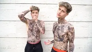 we had to do this... (our mom wasn't happy)