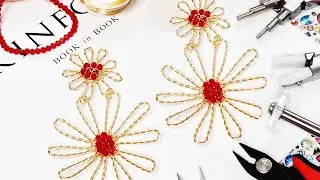 ¿Cómo Hacer Arete de Flor en Alambrismo?