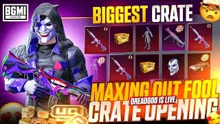 LUCKIEST M416 FOOL CRATE OPENING| M416 FOOL MAXED OUT  #bgmi #crateopening #gaming #pubgmobile
