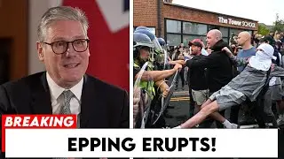 1 MIN AGO: Migrant Hotels ERUPT in Epping &mdash; Crowds SURGE Past Expectations
