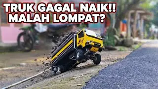 RC.Truk Canter bawa muatan berat, ban sampai ngangkat-ngangkat‼️