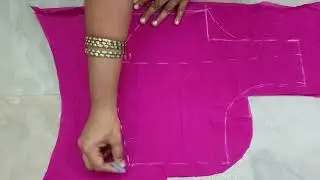 Easy Method Blouse Front Cutting for Beginners