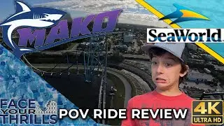 Mako Kids POV Ride Review Face Your Thrills SeaWorld Orlando FL