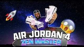 AIR JORDAN 4 ZEN MASTER REVIEW  | The Phil Jackson Sneaker 👽