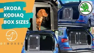 DT-3 size guide. Dog crate for the &Scaron;koda Kodiaq.