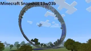 Minecraft Snapshot 13w03b- Transparent Blocks Bug Fixed