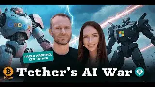 Why Tether is Betting $575M to Fight Big Tech's AI. Paolo Ardoino interview Token2049