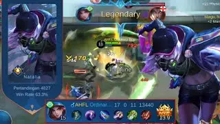 THIS IS HOW TO PLAY NATALIA AGAINST STRONG FIGHTERS | Natalia Gameplay Mobile Legends