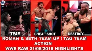 Jinder Attack on Roman&Seth ! WWE Raw 21/MAY/2018 Highlights[HINDI] ! Raw 21/05/2018
