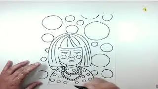 Sunny Studio :: Draw Yayoi Kusama