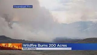 New Colorado Wildfire Burns In Routt County