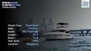 1995 Princess Yachts 360 Flybridge 39' for Sale in the Singapore Online Boat Show