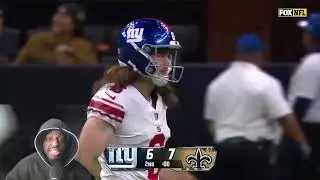WE 3RD NOW GGS! New York Giants vs. New Orleans Saints Reaction Video!!!