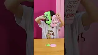 Fiz uma Slime com &Aacute;gua 💦 vem ver como ficou #slime