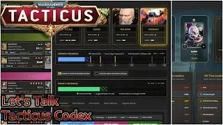 Let's Talk: Tacticus Codex - Warhammer 40K: Tacticus