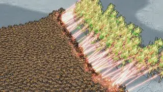 Can 800 Unupgraded Roaches take down 60 Colossi?
