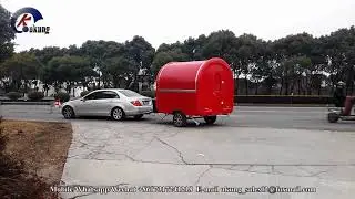 Food trailer, catering truck made in China, hot dog cart