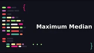 Code Forces 1201C: Maximum Median Solution in Arabic