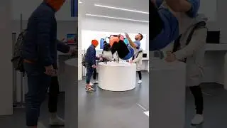 Dropped Brand New IPhone 15: Action Prank in Apple Store😱 #kiryakolesnikov #prank