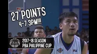 Aldrech Ramos Full Highlights 2018.02.10 vs Rain or Shine - 27 Pts, 4-7 3PM | JDS Sports