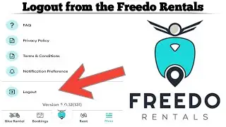 How to Logout from Freedo Rentals App | Easy Step by Step Guide