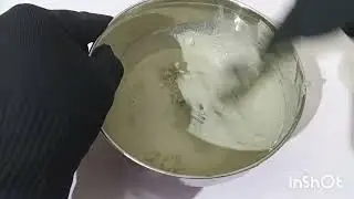 Multani Beautiful Paste Crunchy 💚 | Deep Clay Mixing ASMR for Mind Relaxation & Sleep Therapy