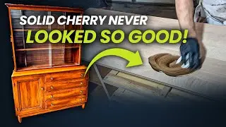Dated Cherry Hutch Gets a Modern Makeover! | Furniture Flip