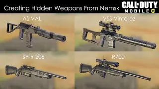 Creating Hidden COD: MW Weapons From Nemsk in COD: Mobile